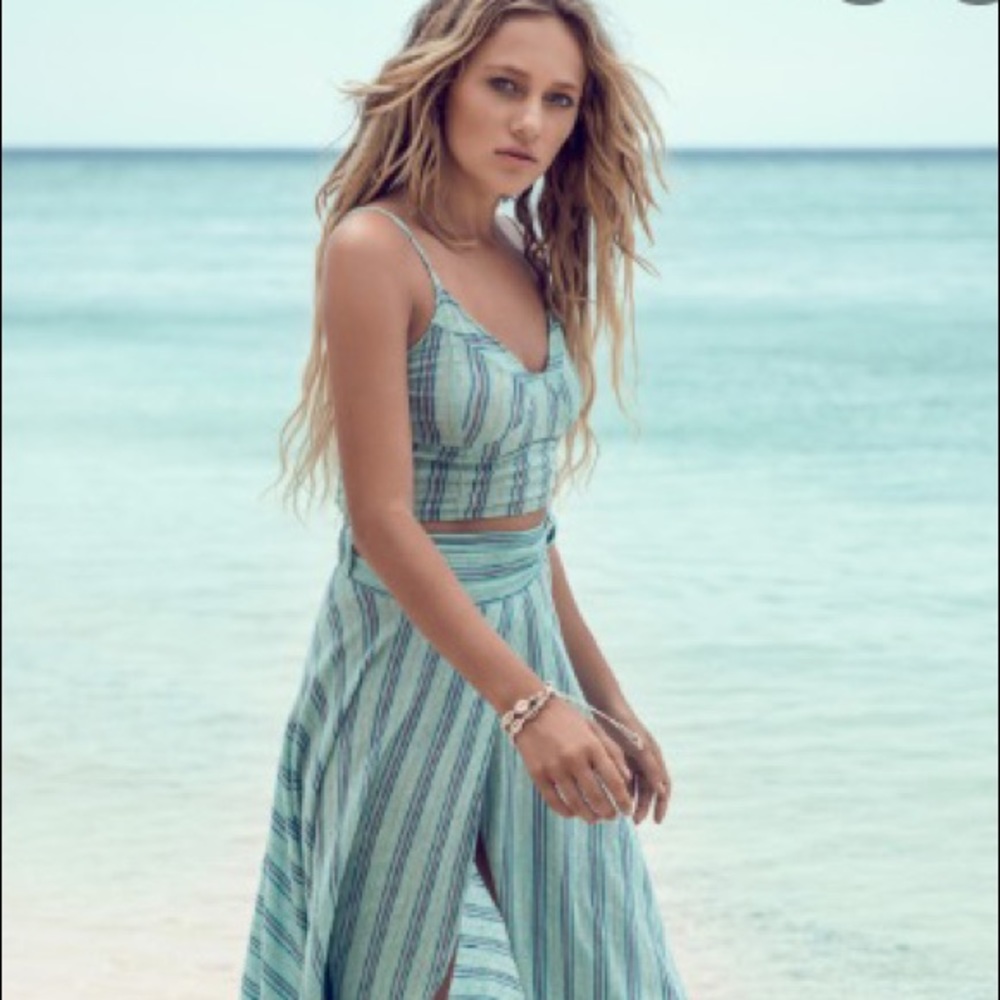 Island Boho Wrap Skirt & Crop Top TRADE FOR NATASHA